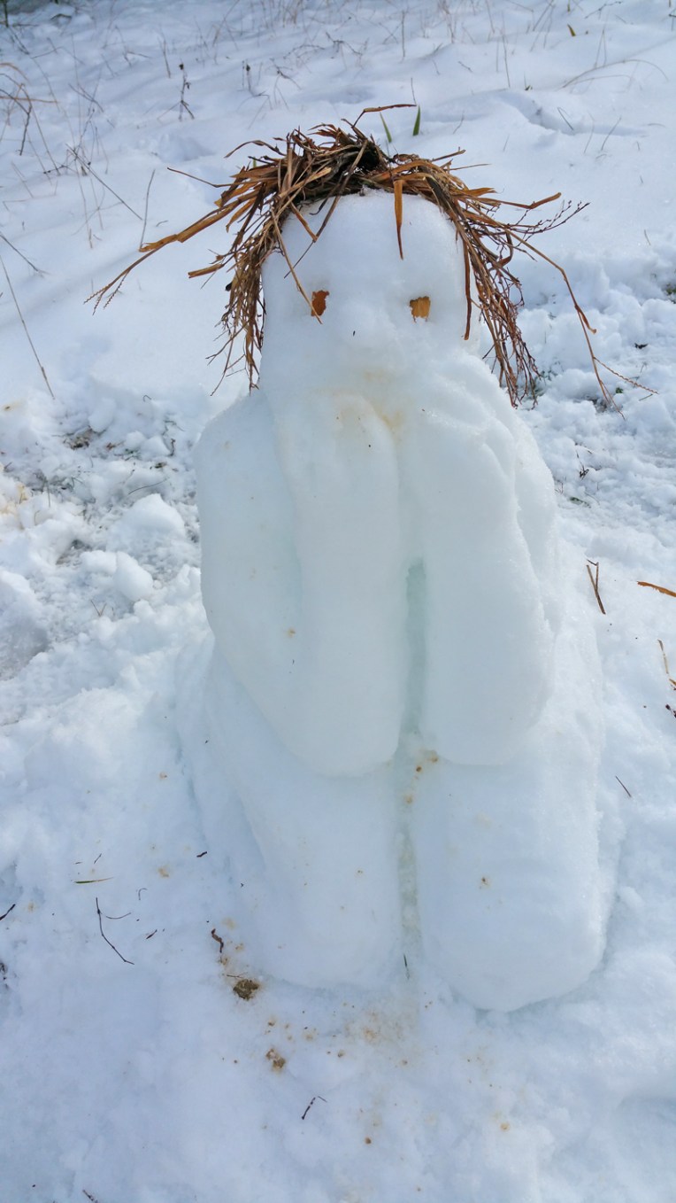 Grasshaired-snowperson